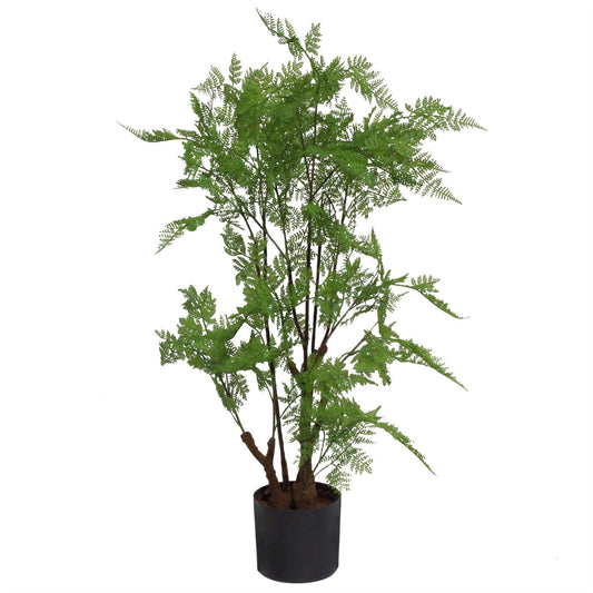 90cm Large Artificial Fern Plant – Realistic Natural Moss Base