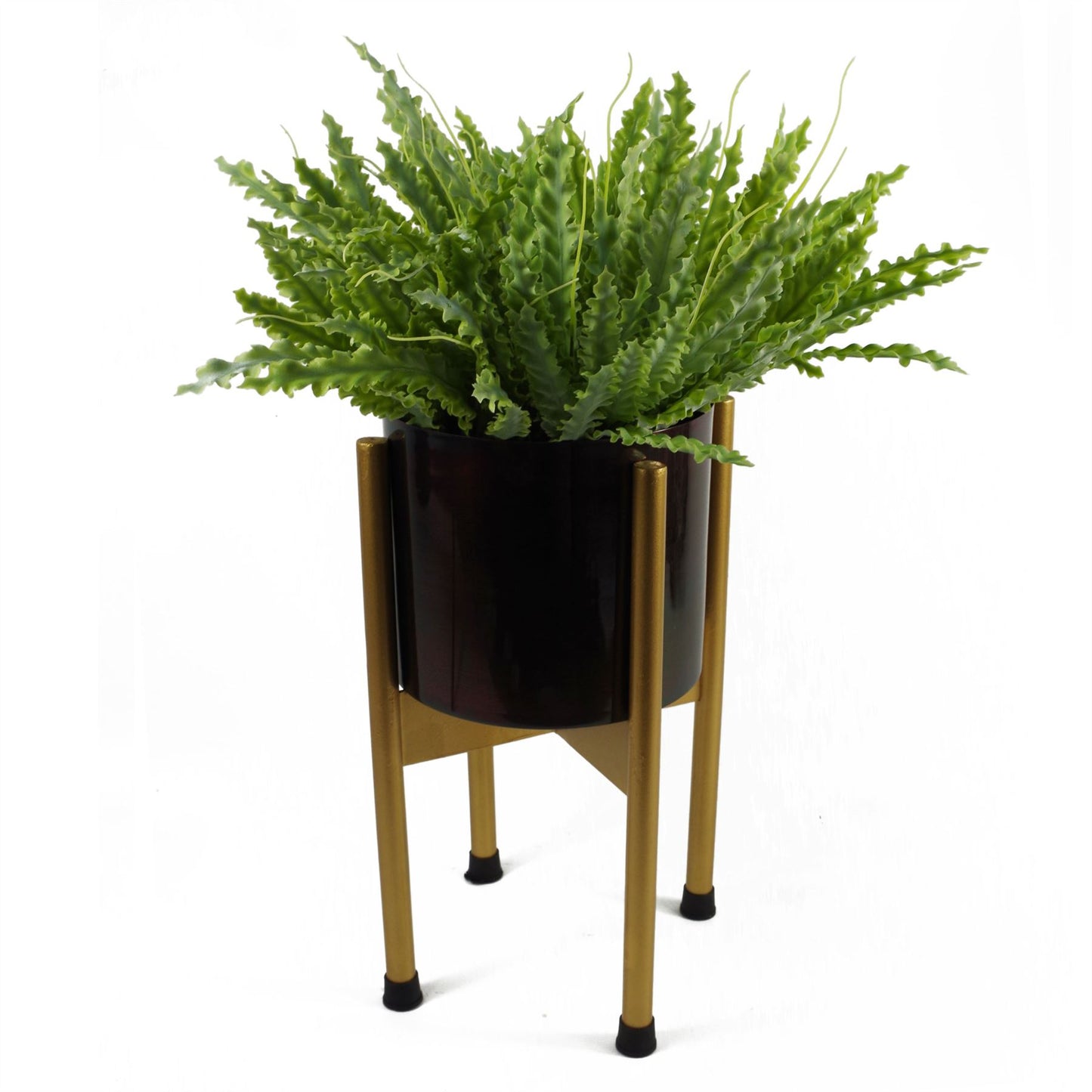 12 x 40cm Small Artificial Crocodile Fern - Bare Stem Plant Sets