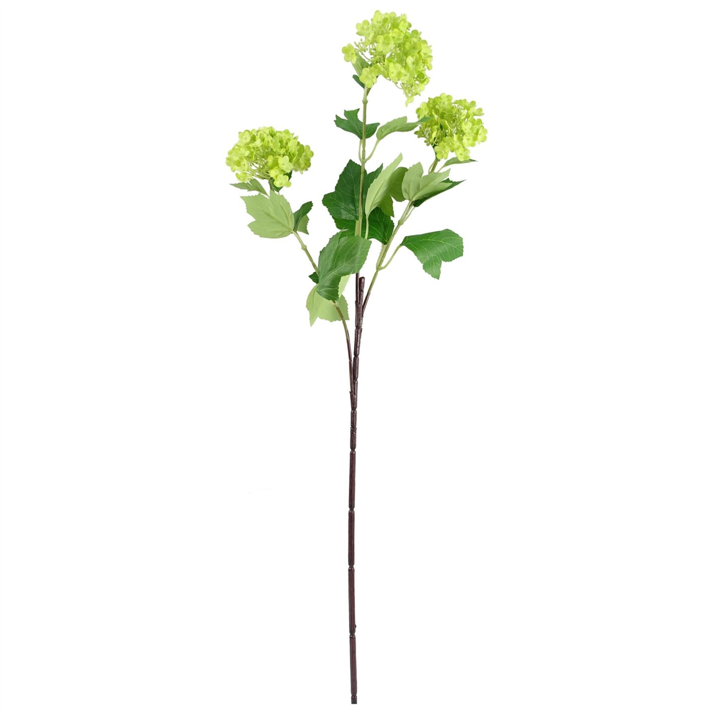 75cm Medium Artificial Orange Dahlia and Fern Arrangement with Clear Glass Round Vase – Faux Floral Display