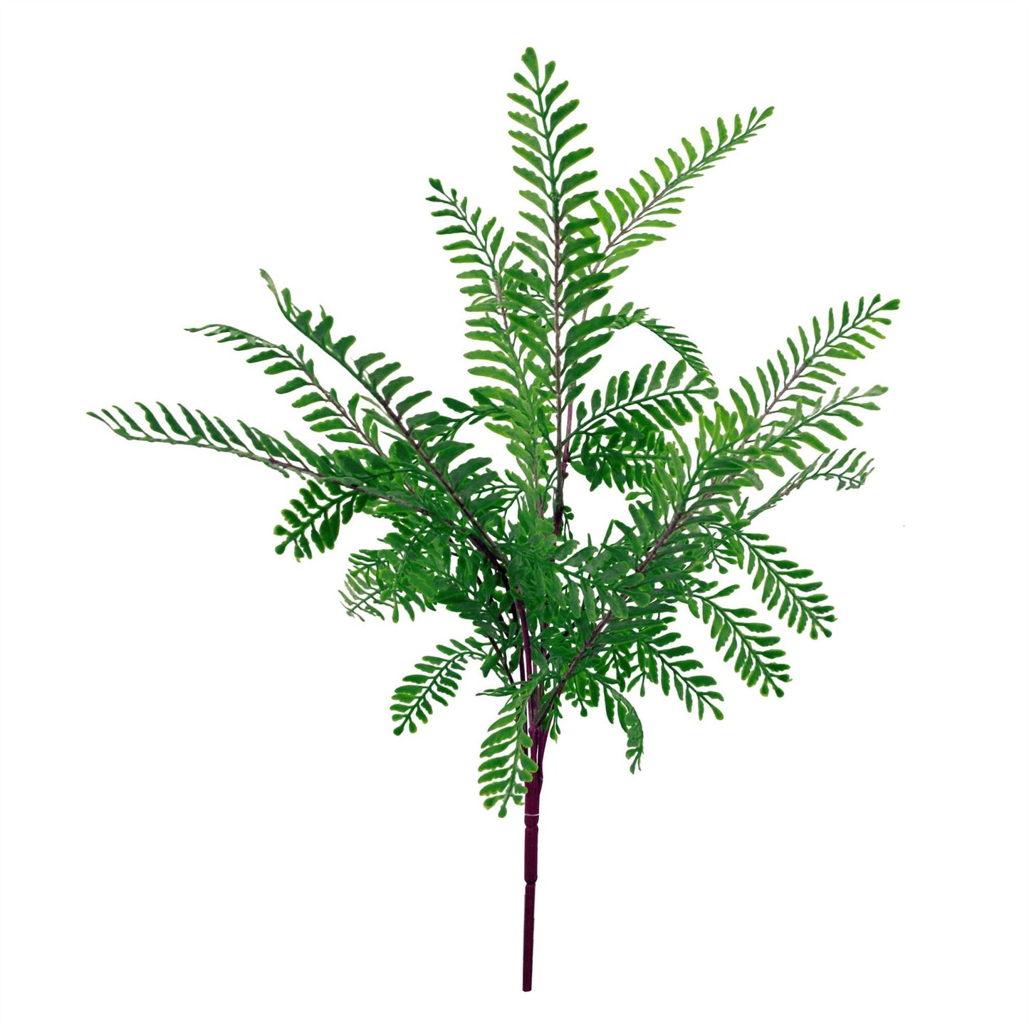 6 x 55cm Small Artificial Himalayan Maidenhair Fern Bushes – Dark Green Faux Fern Set
