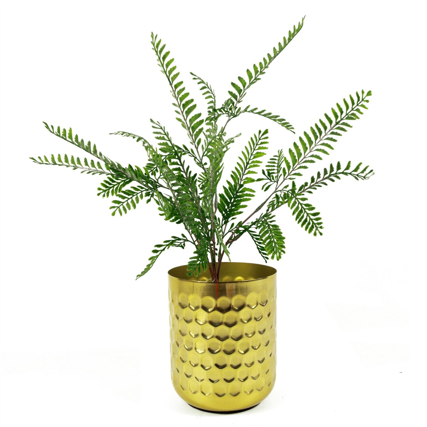 6 x 55cm Small Artificial Himalayan Maidenhair Fern Bushes – Dark Green Faux Fern Set