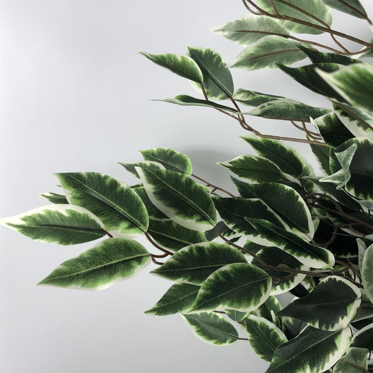 130cm Large Artificial Variegated Bushy Ficus Tree – Realistic Faux Indoor Tree