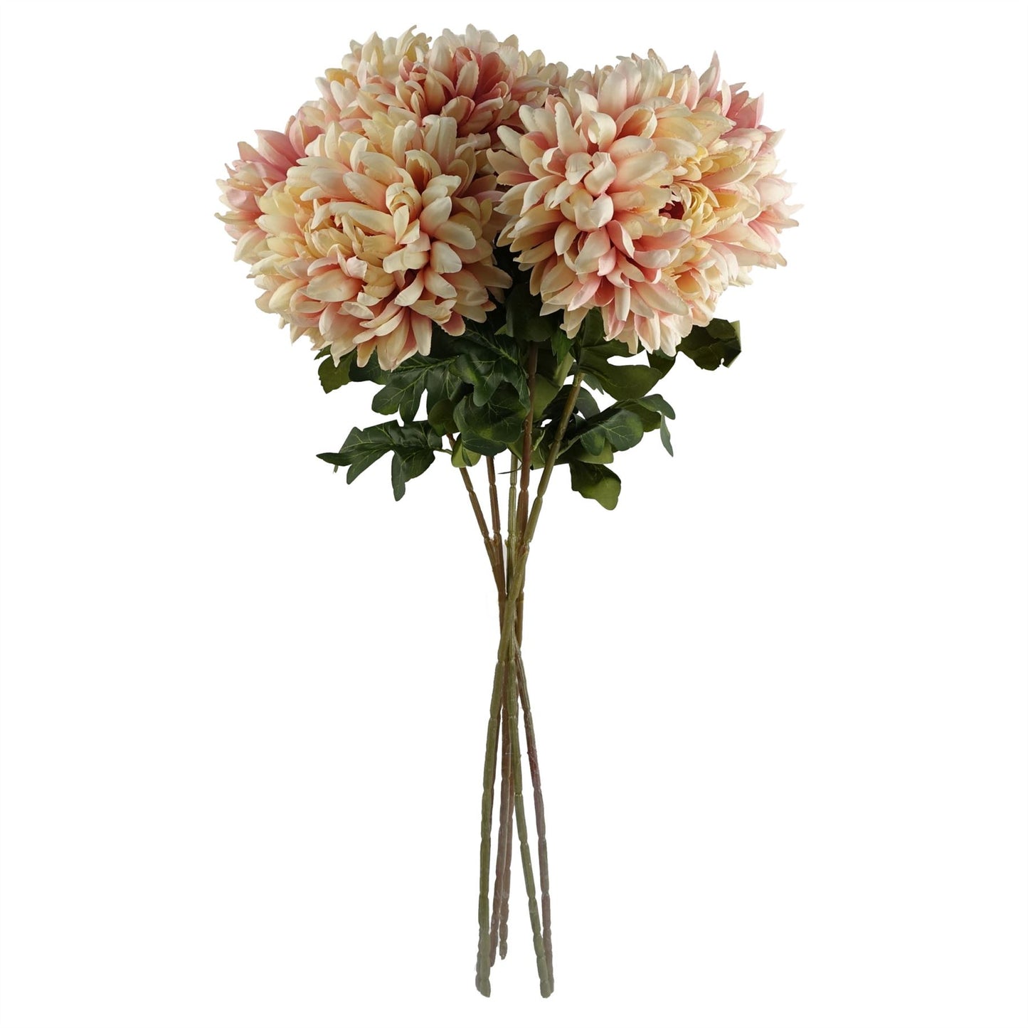75cm Medium Artificial Pink Chrysanthemum Stem – Realistic Reflex Flower