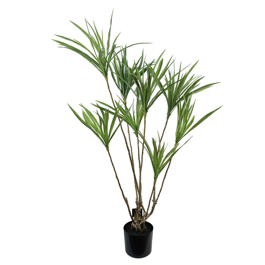 125cm Large Artificial Dracaena Plant – Natural Look Dragon Tree