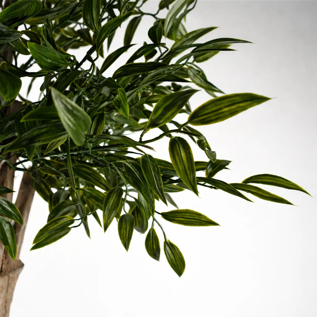 140cm Large UV Resistant Artificial Ruscus Tree – Outdoor Faux Plant