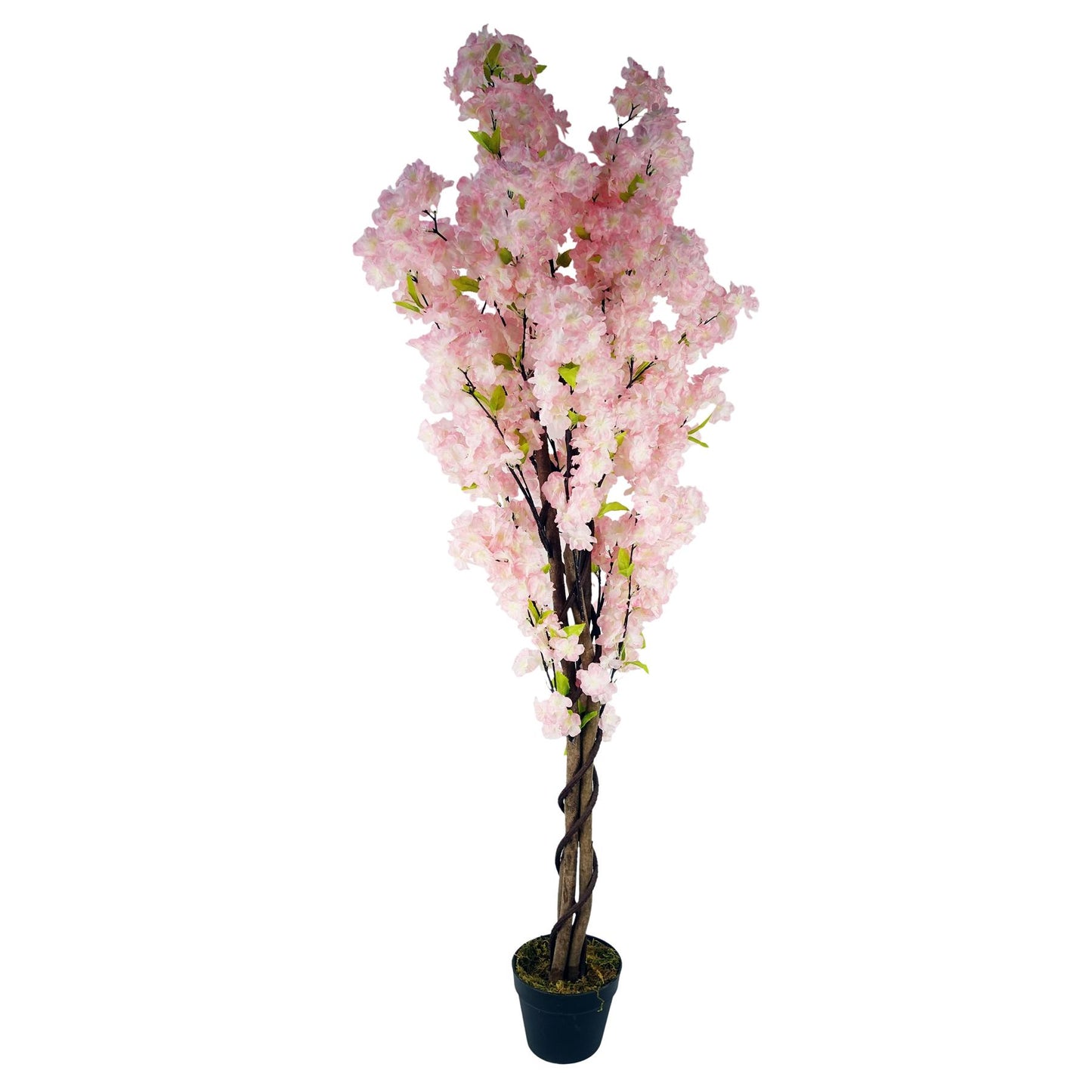 150cm Large Artificial Pink Blossom Tree – Realistic Faux Blossom Tree for Home & Office