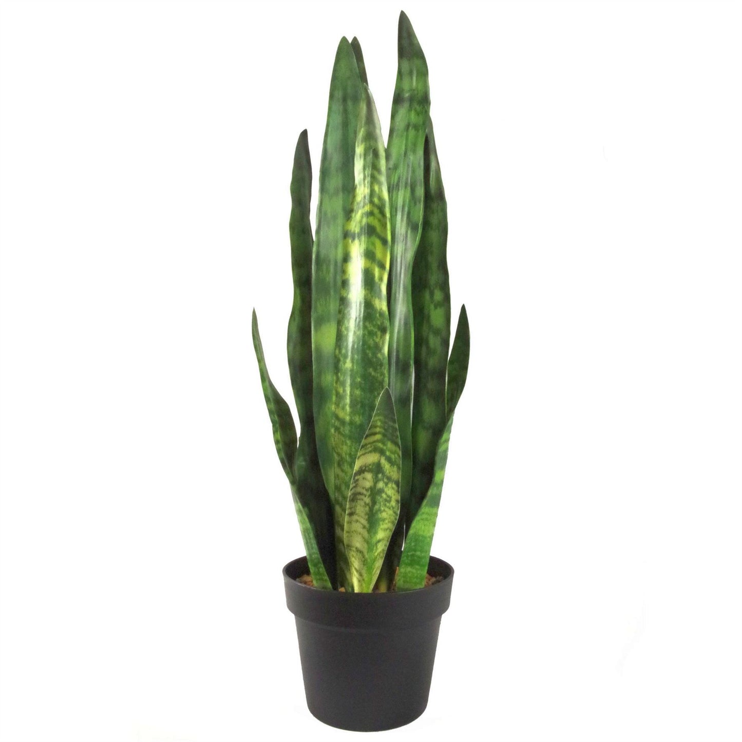 70cm Medium Artificial Sansevieria Zeylanica Plant – Realistic Faux Snake Plant in Pot