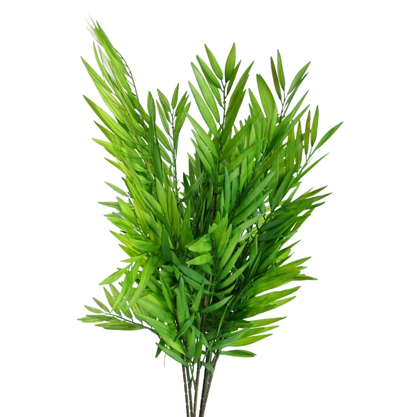 6 x 85cm Medium Artificial Bamboo Fern Stems – Faux Fern Foliage Set