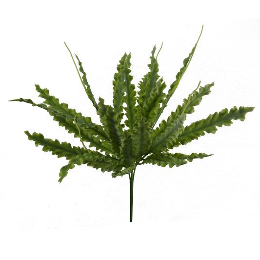 40cm Small Artificial Crocodile Fern – Bare Stem Plant