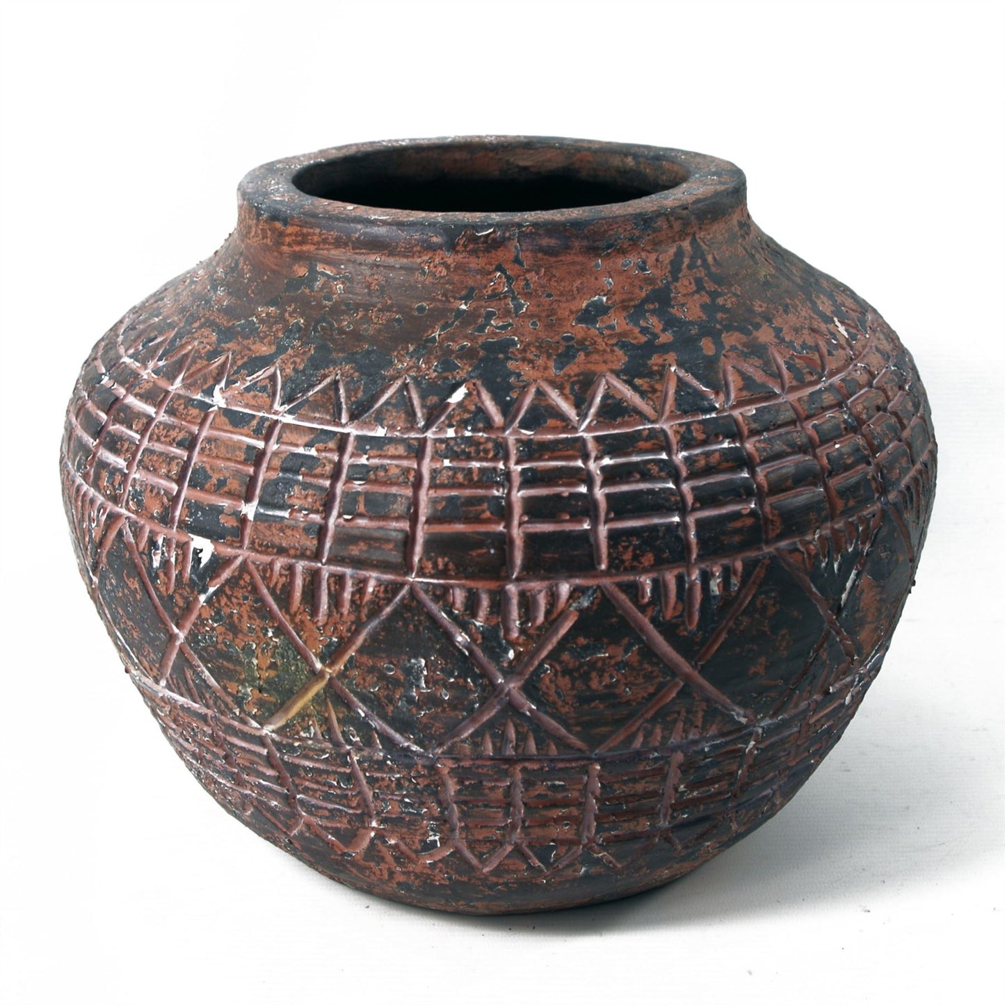 30cm x 23cm Large Aztec Vase Planter – Composite Plant Pot