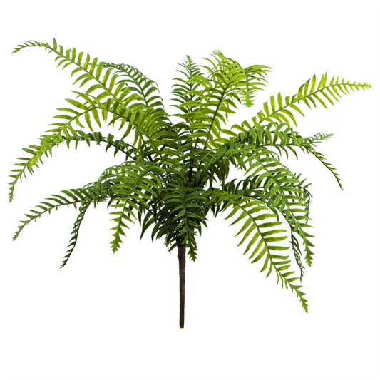 50cm Small Artificial Boston Fern Plant – Faux Fronded Fern