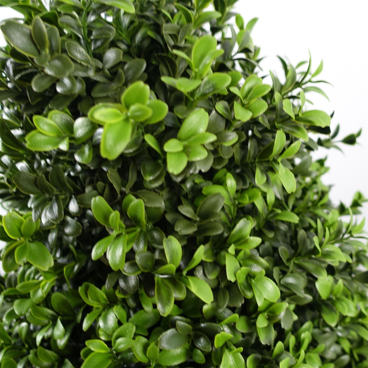 Pair of 120cm Medium Buxus Ball Cone Artificial Trees – UV Resistant Outdoor Topiary Set