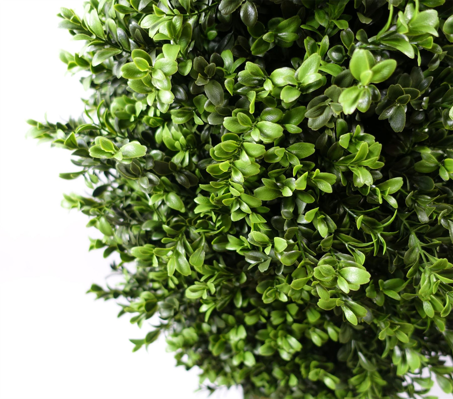 Pair of 120cm Medium Buxus Ball Cone Artificial Trees – UV Resistant Outdoor Topiary Set