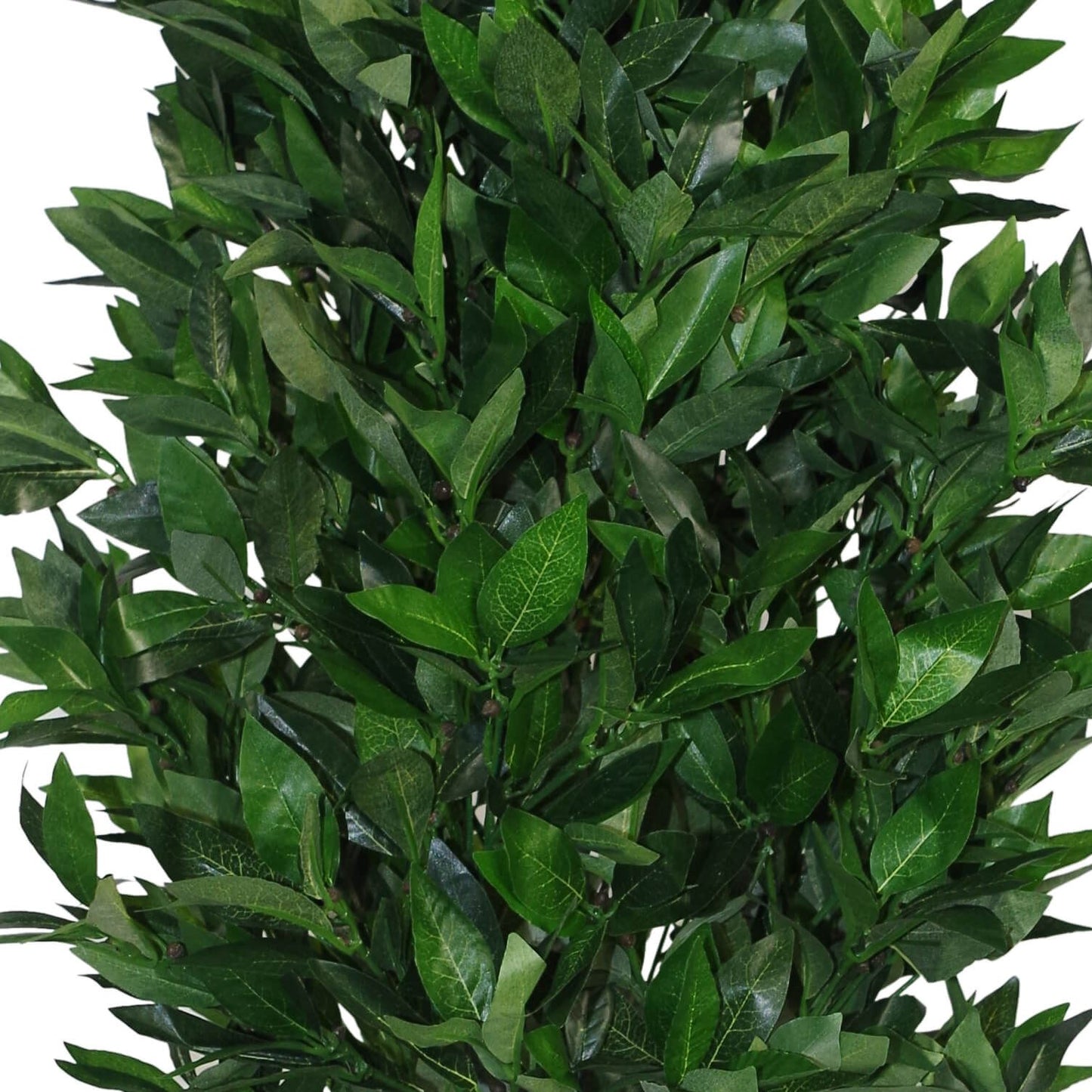 Pair of 120cm Medium Artificial Topiary Bay Trees – Pyramid Cone Design