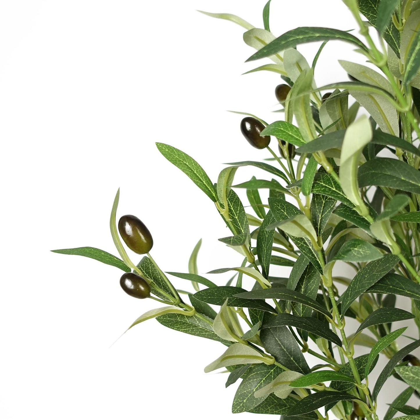 160cm Large Artificial Olive Tree – Realistic Faux Olive Tree with 72 Olives
