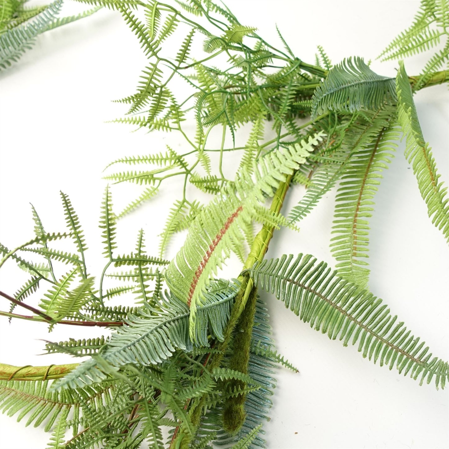 180cm Extra Large Artificial Hanging & Trailing Fern Garland Plant – Realistic Faux Fern Foliage