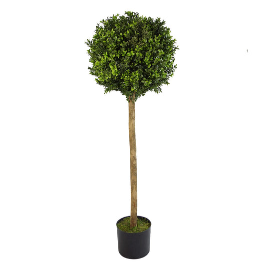 120cm Medium Artificial Boxwood Buxus Ball Topiary Tree – Realistic Indoor & Outdoor Use