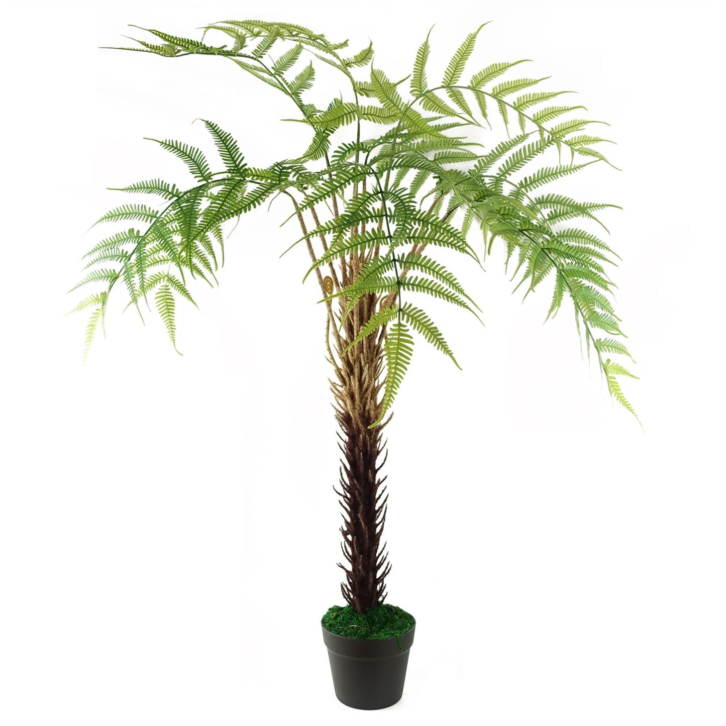 120cm Medium Artificial Fern Tree – Faux Indoor Fern Plant