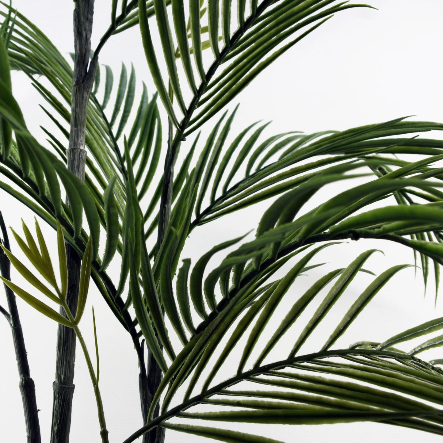 90cm Small Artificial Palm Tree – Decorative Grey Planter & Realistic Foliage
