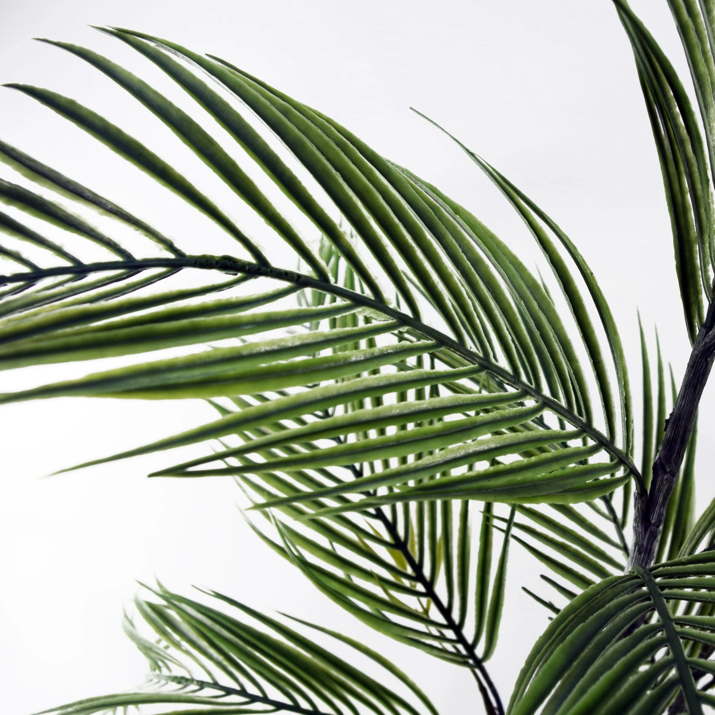 90cm Small Artificial Palm Tree – Decorative Grey Planter & Realistic Foliage