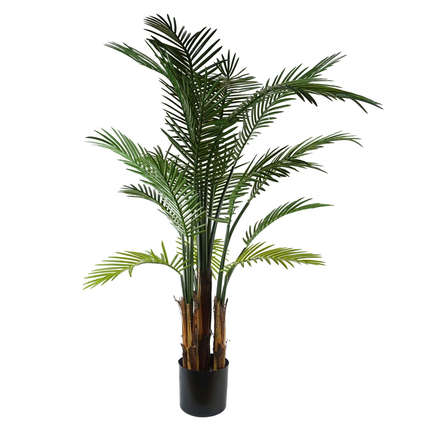 125cm Medium Raphis Artificial Palm Tree – UV Resistant Outdoor Palm with Natural Trunk