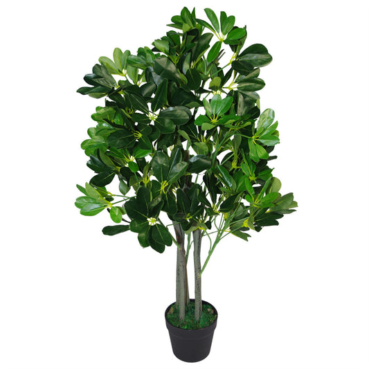 95cm Small Artificial Dwarf Umbrella Tree – Realistic Schefflera Arboricola Plant