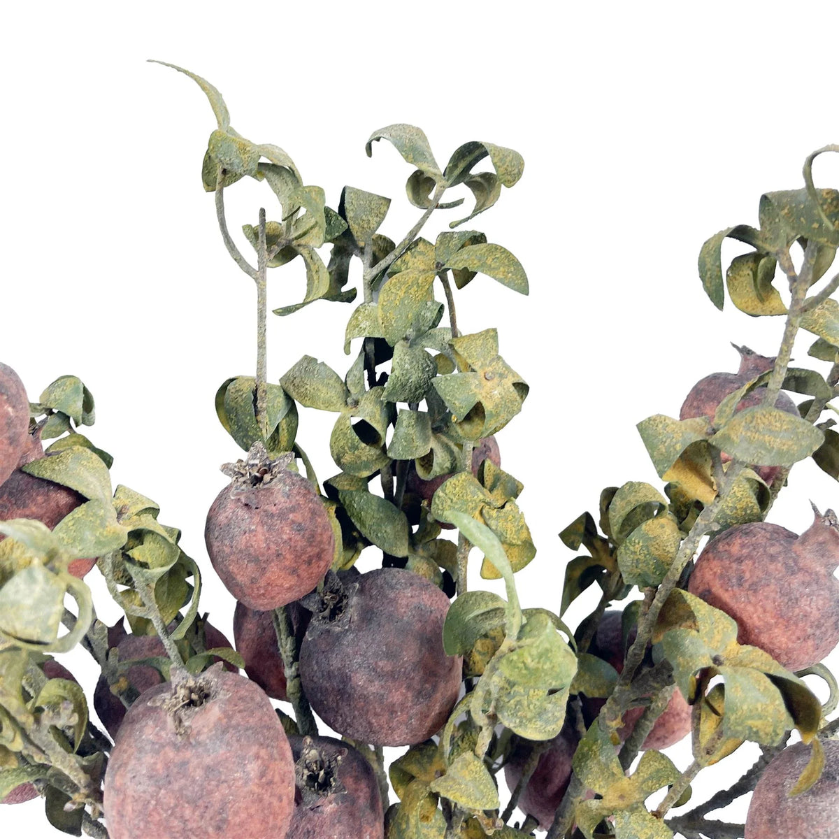 75cm Medium Artificial Pomegranate Stem – Realistic Faux Fruit