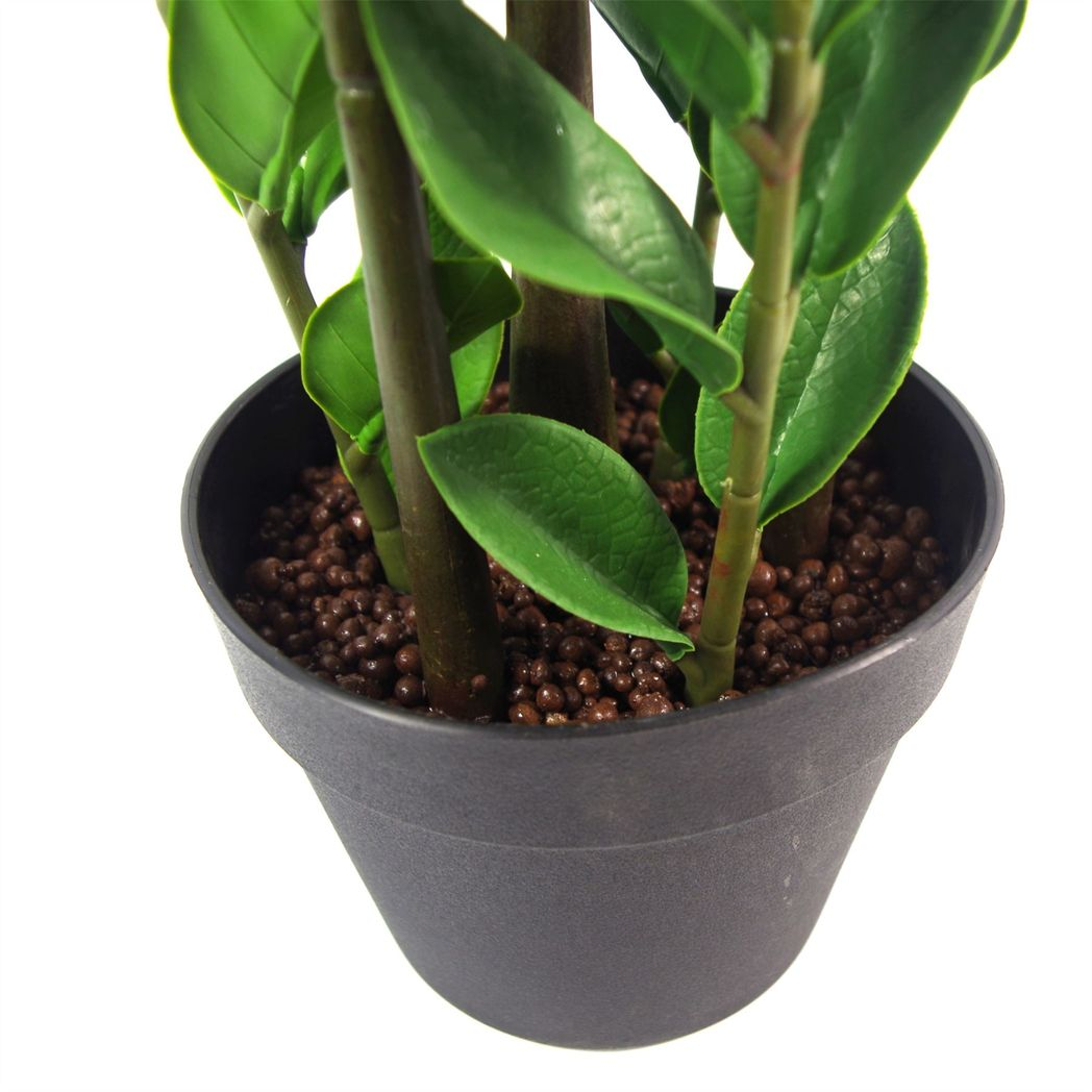 75cm Medium Artificial Zanzibar Gem Zamioculcas Plant – Faux ZZ Succulent