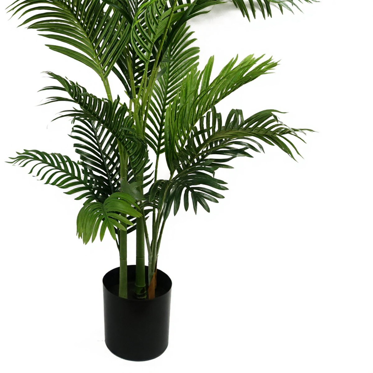 180cm Large Artificial Palm Tree – Realistic Indoor Tropical Palm with Gold Planter
