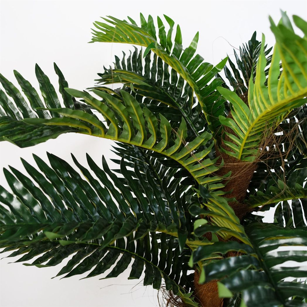 150cm Large Artificial Palm Tree – Natural Covered Trunk & Realistic Foliage