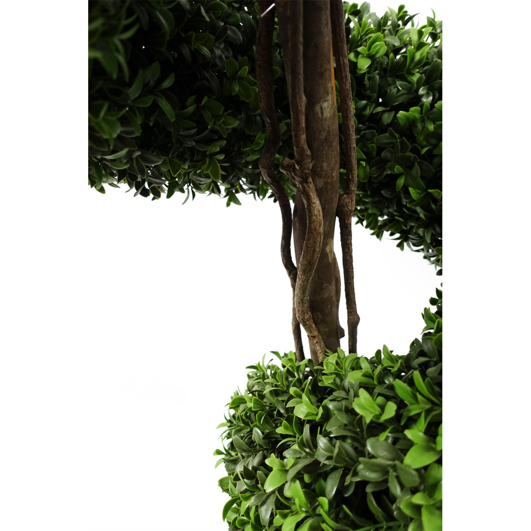 150cm Large Spiral Buxus Artificial Tree – UV Resistant Outdoor Topiary Tree