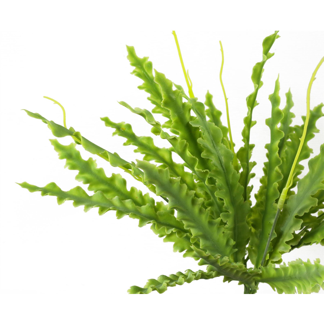 40cm Small Artificial Crocodile Fern – Bare Stem Plant