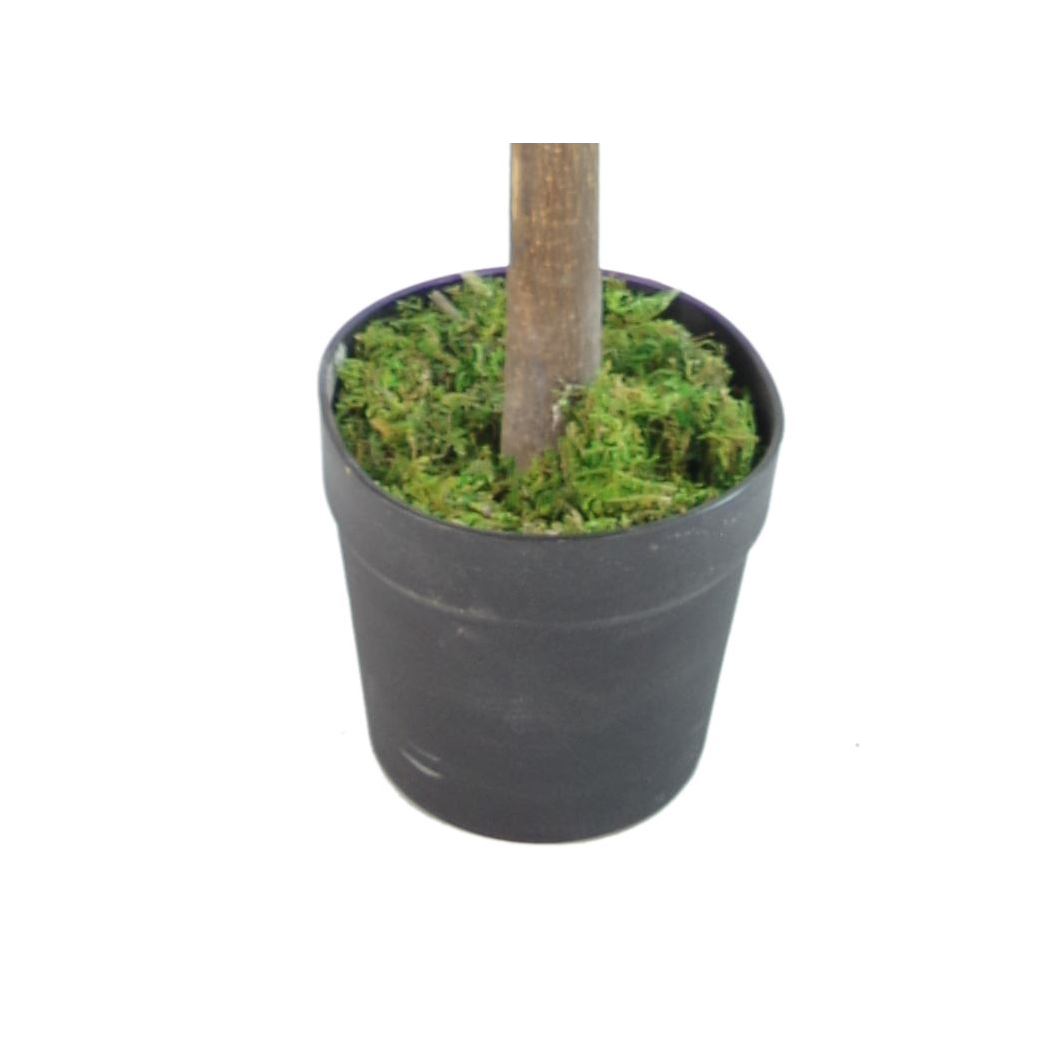 130cm Large Artificial Ficus Tree – Red & Green Foliage Indoor Decorative Plant