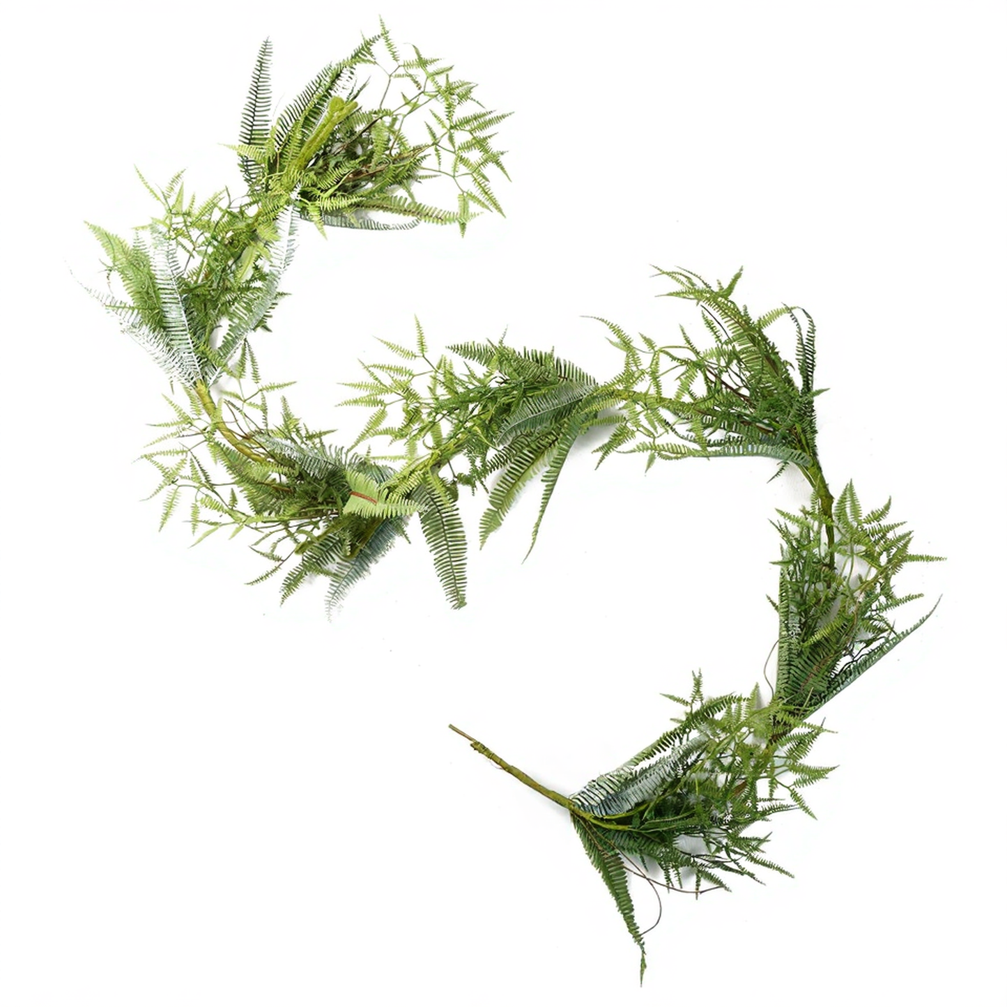 180cm Extra Large Artificial Hanging & Trailing Fern Garland Plant – Realistic Faux Fern Foliage