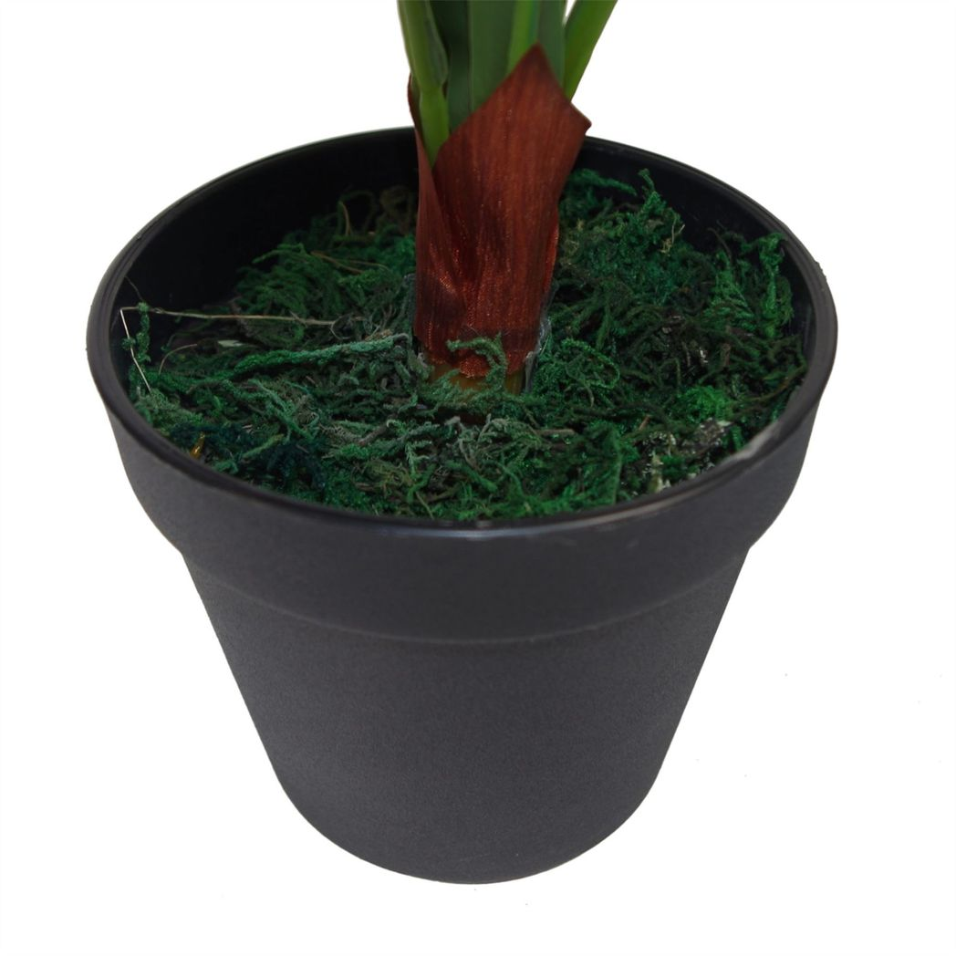 60cm Medium Artificial Bird’s Nest Fern – Bushy Faux Indoor Fern Plant