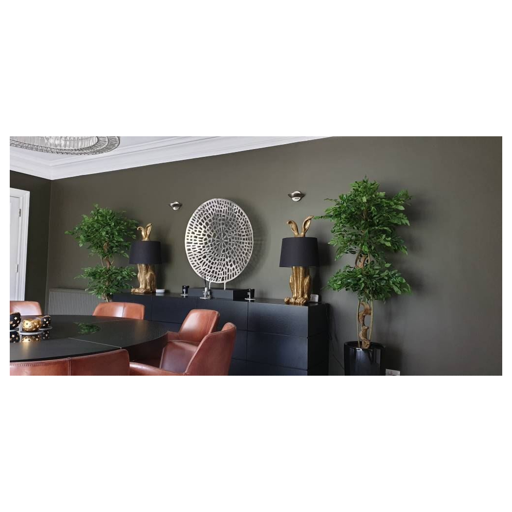 150cm Large Artificial Ficus Tree with Twisted Trunk – Japanese Fruticosa Style