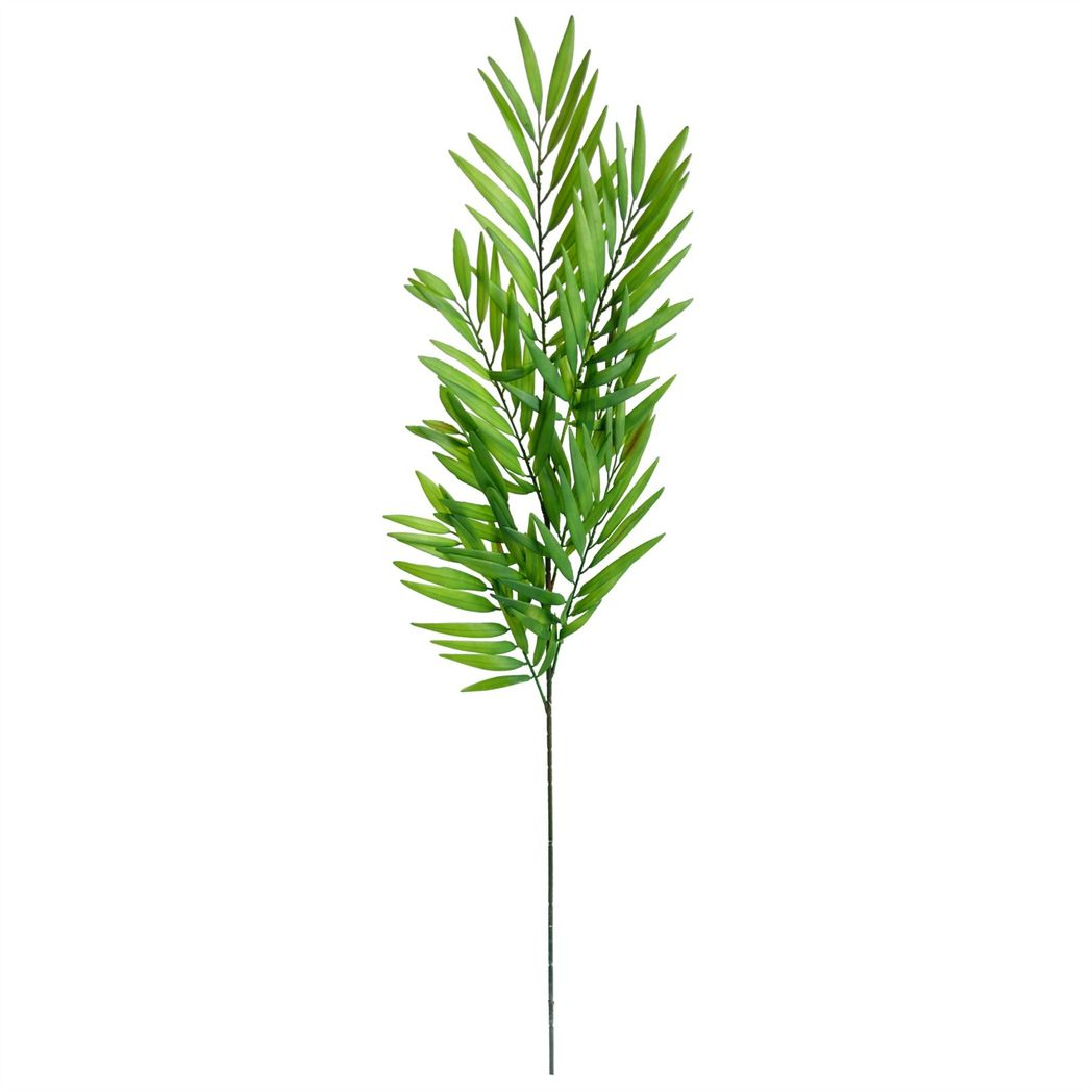 6 x 85cm Medium Artificial Bamboo Fern Stems – Faux Fern Foliage Set
