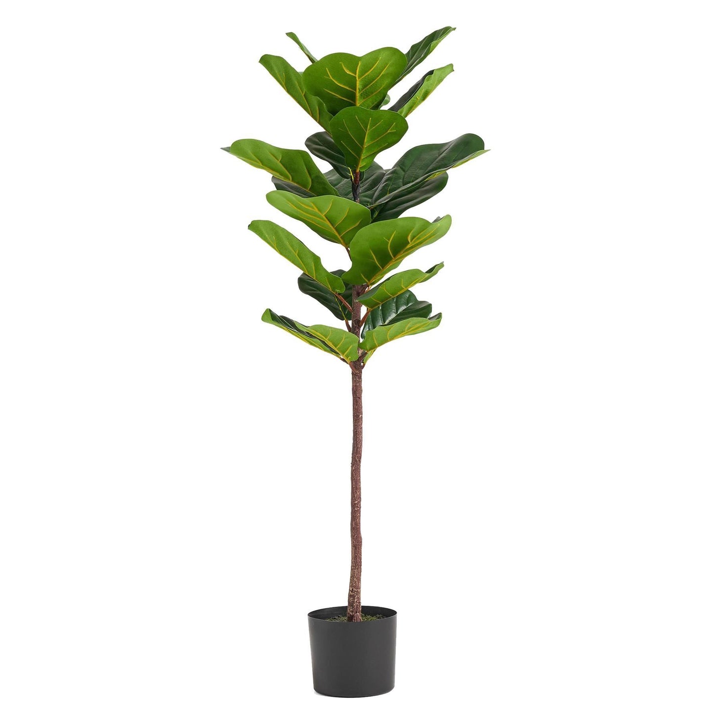120cm Medium Artificial Fiddle Leaf Fig Tree – Premium Indoor Ficus Plant
