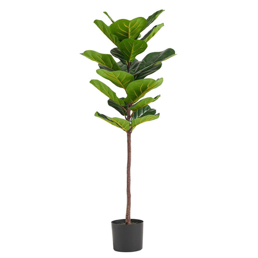 120cm Medium Artificial Fiddle Leaf Fig Tree – Premium Indoor Ficus Plant