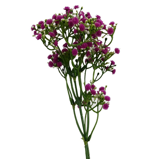 55cm Small Faux Pink Gypsophila Stem – Artificial Baby’s Breath
