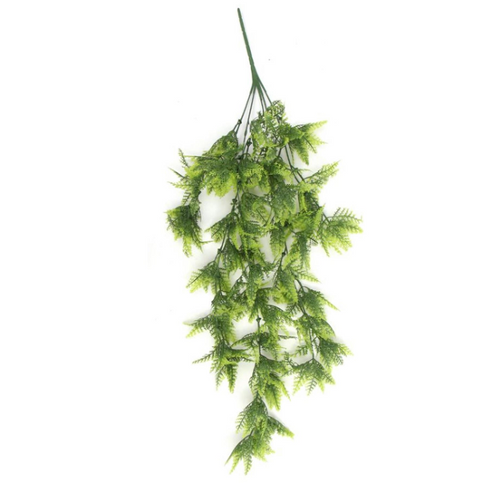 75cm Medium Hanging Artificial Boston Fern Plant – UV & Fire Resistant Trailing Fern