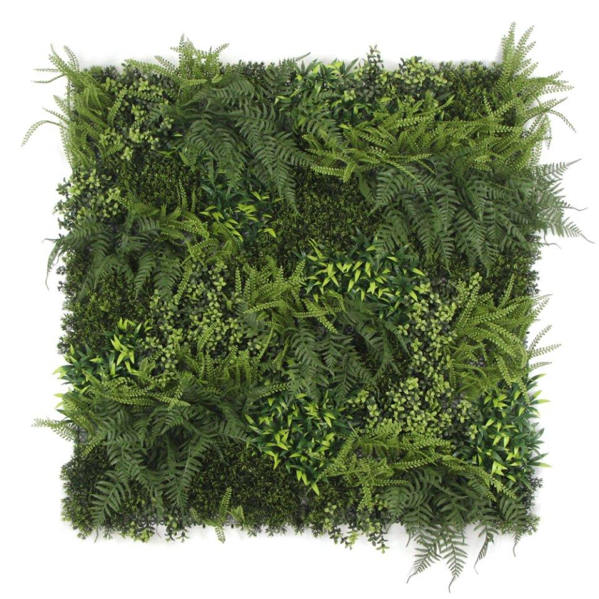 100cm Large Artificial Plant Wall Panel – Fire Resistant Natural Fern Design