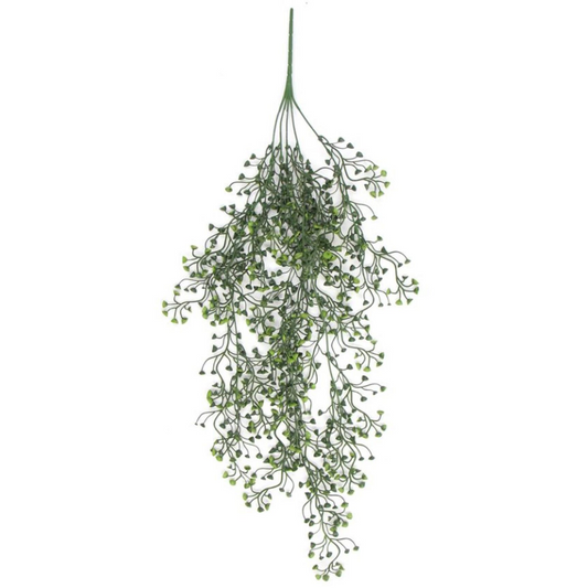 75cm Medium Artificial Hanging String of Pearls – UV & Fire Resistant Trailing Plant