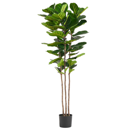 180cm Large Artificial Fiddle Leaf Fig Tree – Premium Indoor Ficus Plant