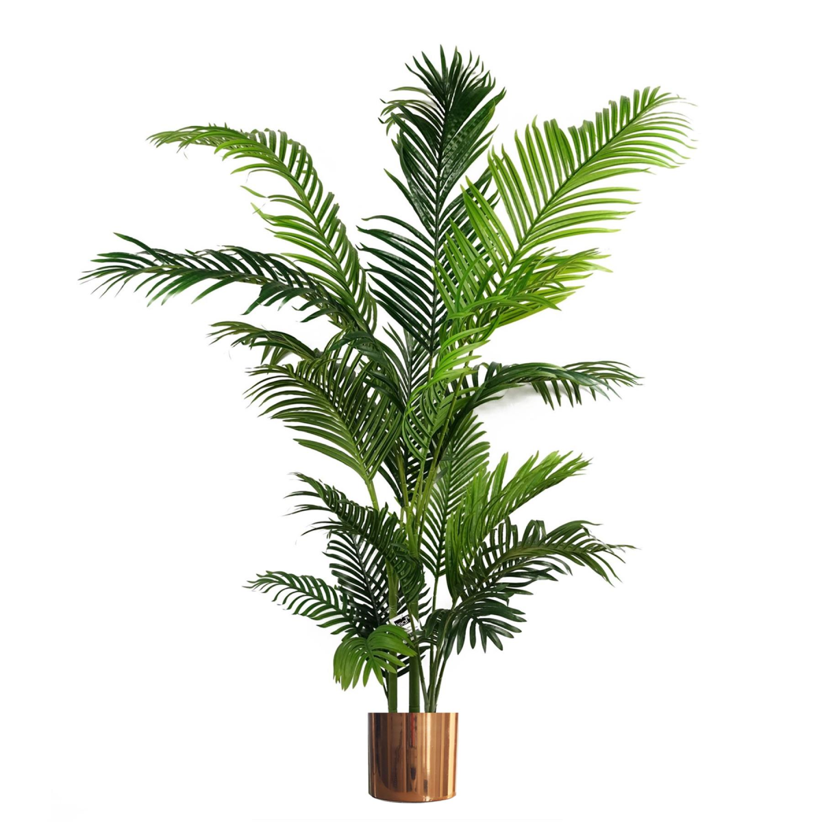 180cm Large Artificial Palm Tree – Realistic Indoor Tropical Palm with Copper Planter