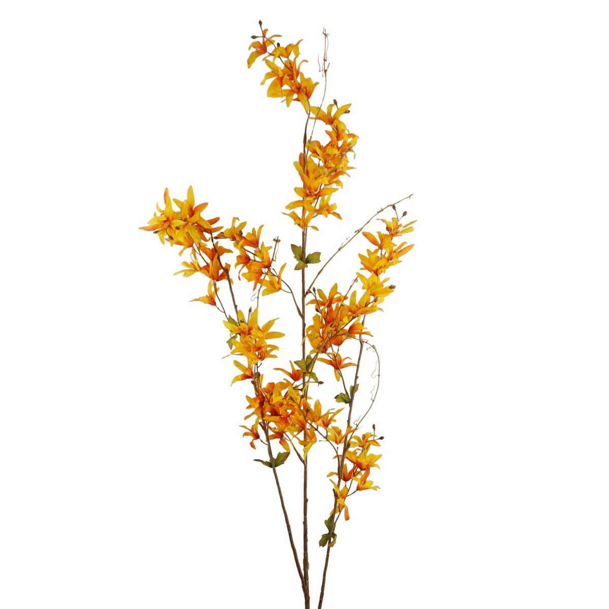 130cm Large Artificial Yellow Blossom Floral Spray - Realistic Faux Flowers