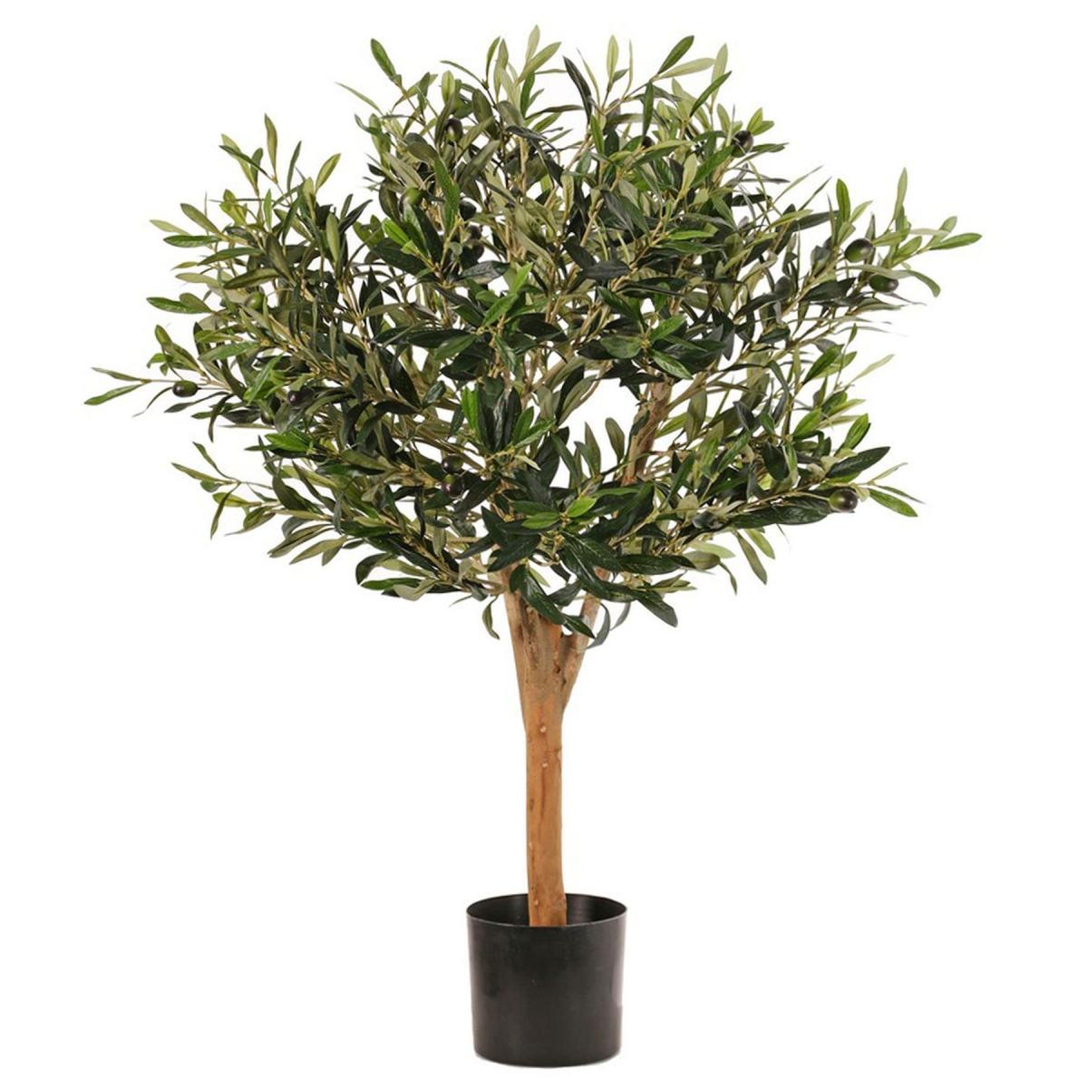 90cm Small Artificial Olive Tree – Realistic Deluxe Faux Olive Tree in Pot